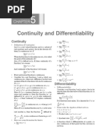 Continuity and Differentiation