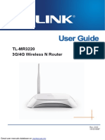 TP-Link Network Router TL-MR3220