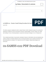 01-SAMSS-022 - Fracture Control Testing Procedures For Line Pipe