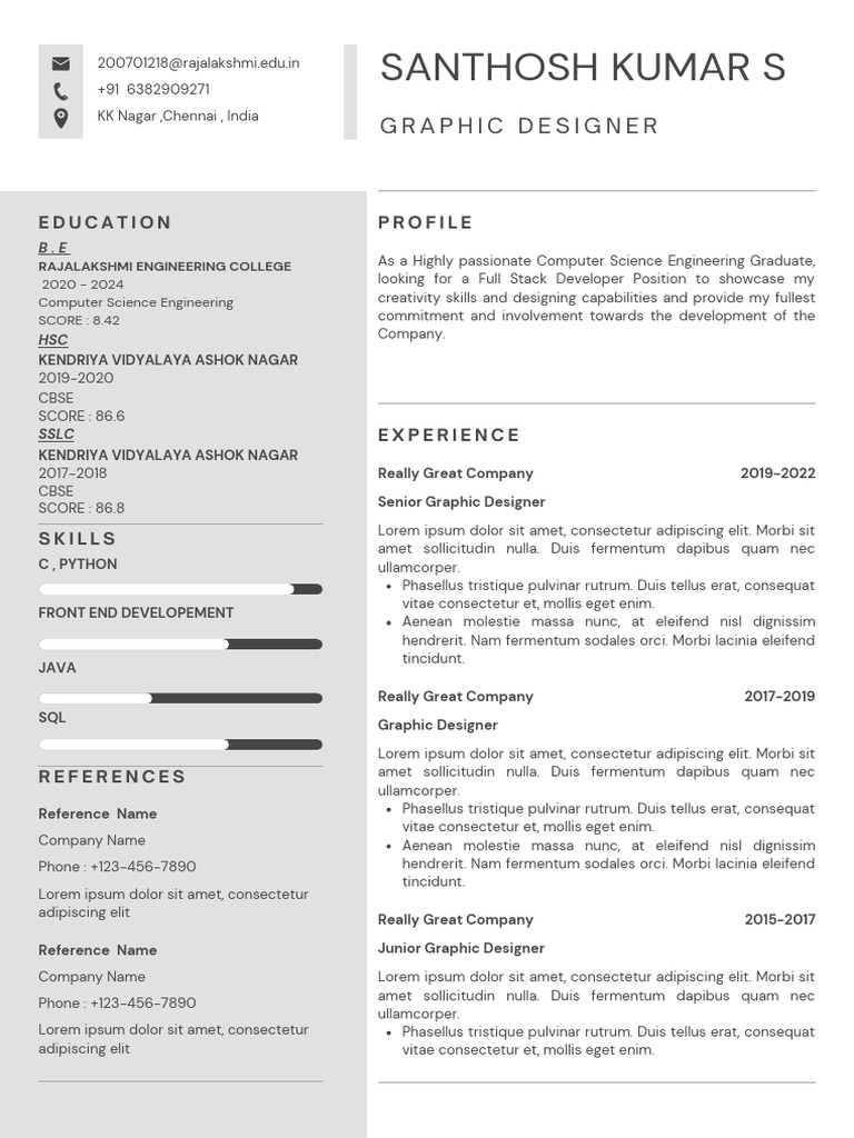 Minimalist Grey and White Professional - 1709084733