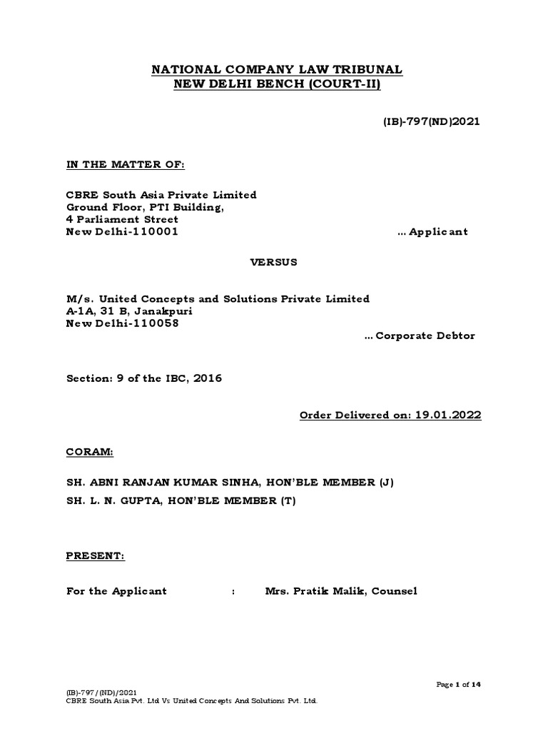 CBRE PDF Debt Bankruptcy