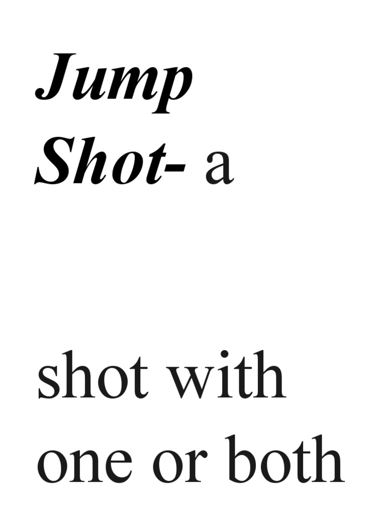 Jump Shot | PDF