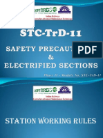 STC-TrD-11 - Safety Precautions and Electrified Sections