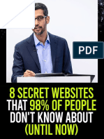 8 Secret Websites. 