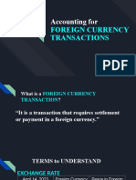Accounting For Foreign Currency Trans