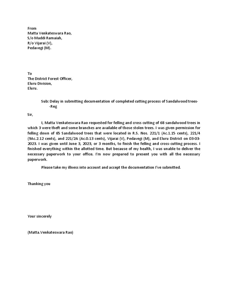 Letter DFO | PDF | Law | Home & Garden