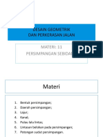 DGPJ-11 Persimpangan Sebidang