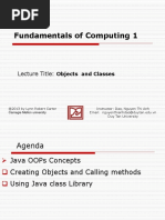 Lecture 02 OOP - Classes - Concepts