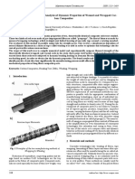 Experimental and Numerical Analysis of Dynamic Pro