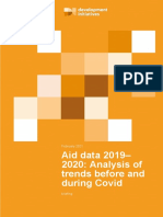 Analysis of Aid Flows To Uganda Before and During Covid-19