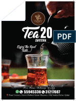 Tea 20 Cafe Qatar Menu