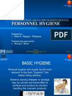 SUPPLEMENTARY GMP ASEAN PERSONNEL HYGIENE