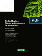 Bio-Rad Explorer Cloning and Sequencing Explorer Series: Curriculum Manual