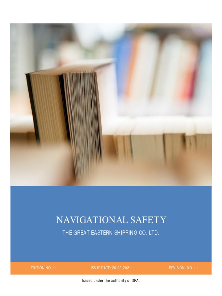 Navigational Safety Guidelines Overview | PDF | Navigation | Navigator