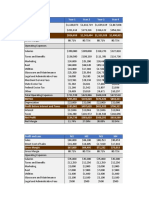 Sample Business Plan Excel Template