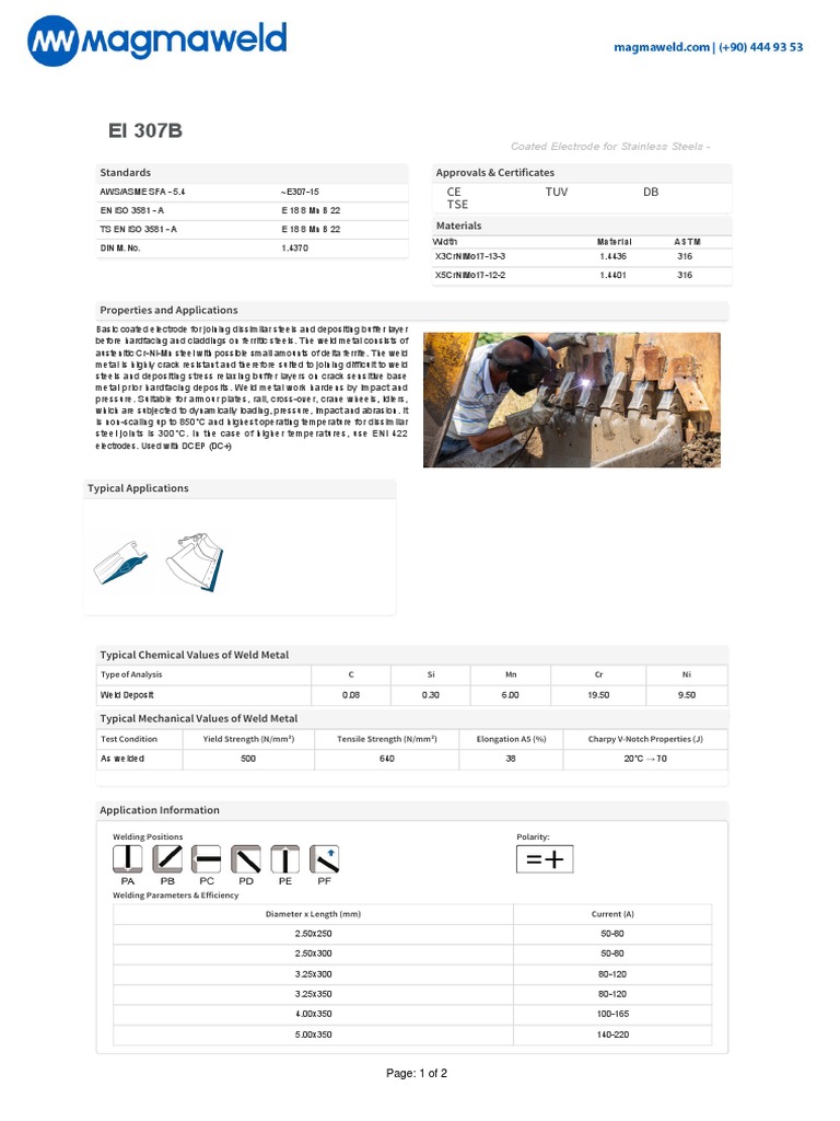 E 307 15 Pdf Welding Construction