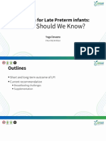 Nutrition For Late Preterm Babies What Should We Know.