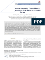 Efficacy of Corrective Surgery For Gait and Energy Expenditure in Patients With Scoliosis A Literature Review - Daryabor Et Al. 2018