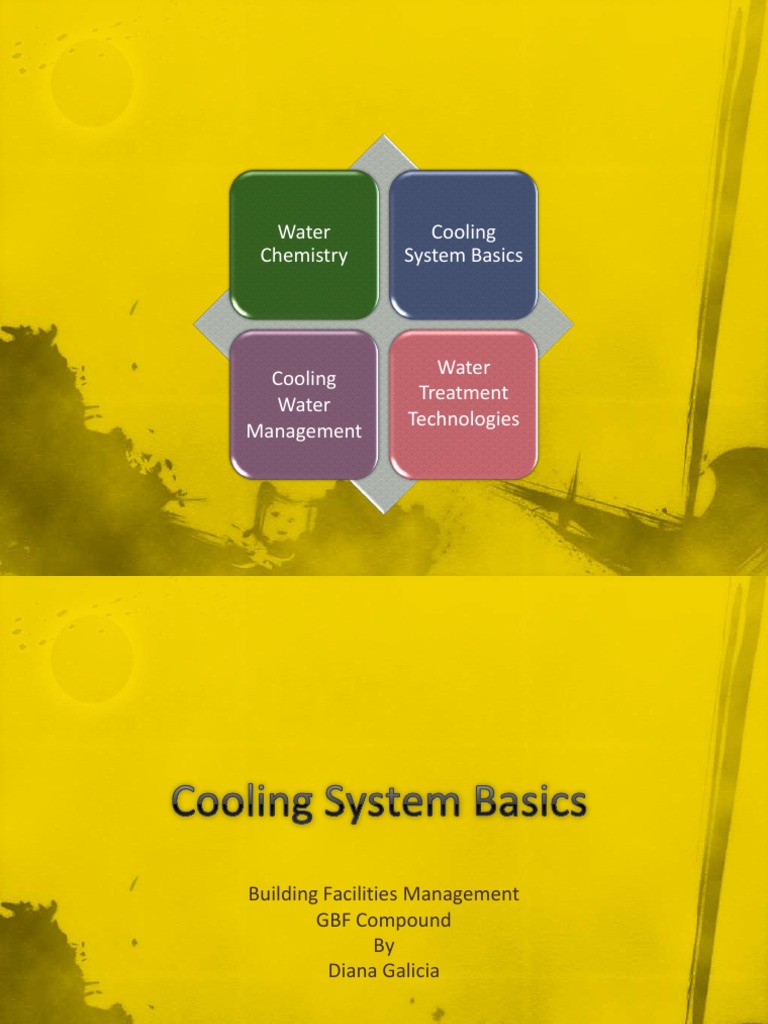 Water Treatment Cooling System Basics (GBF) PDF Water Heat