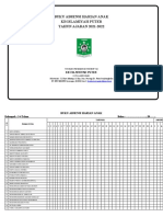 A.3.5 Buku Absensi Harian Anak Paud TK KB