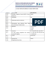 RUNDOWN Pameran Luaran MKWU Tahun 2023