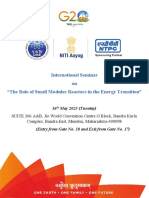 Agenda - G20 International Seminar On The Role of SMRs in Energy Transition