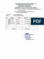 Daftar Hadir Uts Uas