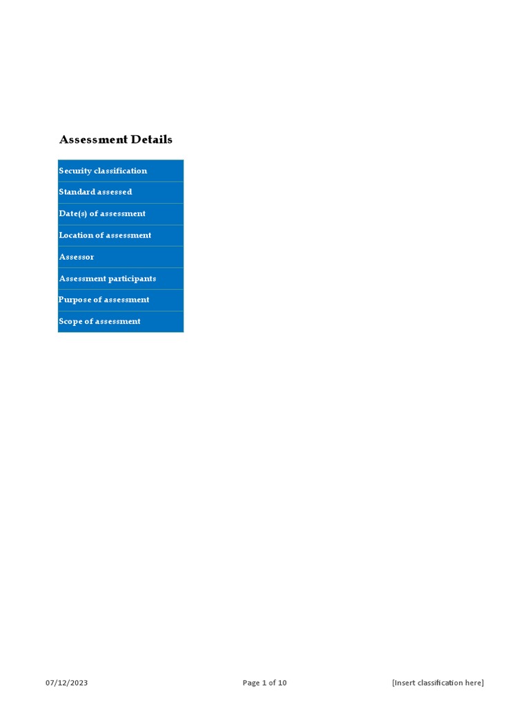 ISMS FORM 00 4 ISO 27001 Gap Assessment Tool | Download Free PDF ...