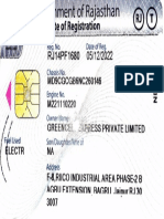 Certificate of Registration: RJ14PF1680