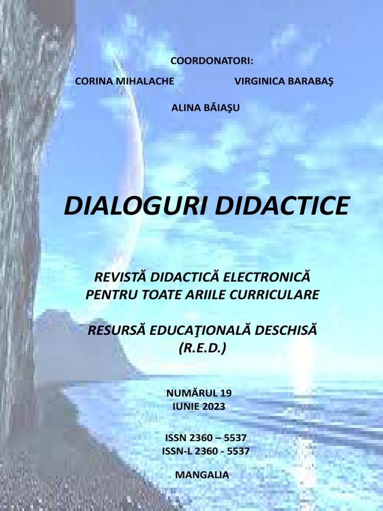 Revista Dialoguri Didactice Nr. 19 | PDF