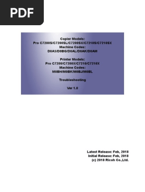 PRO C7200 _TROUBLESHOOTING_MANUAL