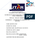 Lab Report Organic Chemistry (Experiment 7) Lim Wey Loon