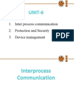 Unit 6 - Interprocess Communication