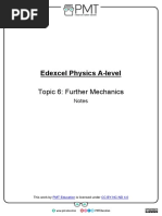 Notes - Topic 6 Further Mechanics - Edexcel Physics A-Level