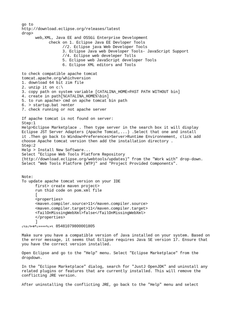 Dynamic web project configuration pdf eclipse software java