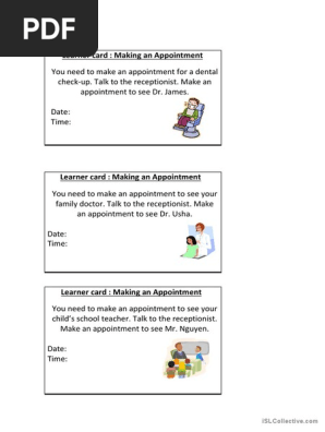 Learner Cards_ Making an Appointment