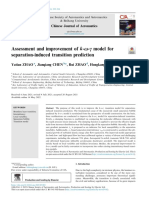 Assessment and Improvement of K - Model For Separa - 2022 - Chinese Journal of