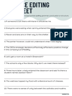Proofreading Editing Worksheets PDF 2.0