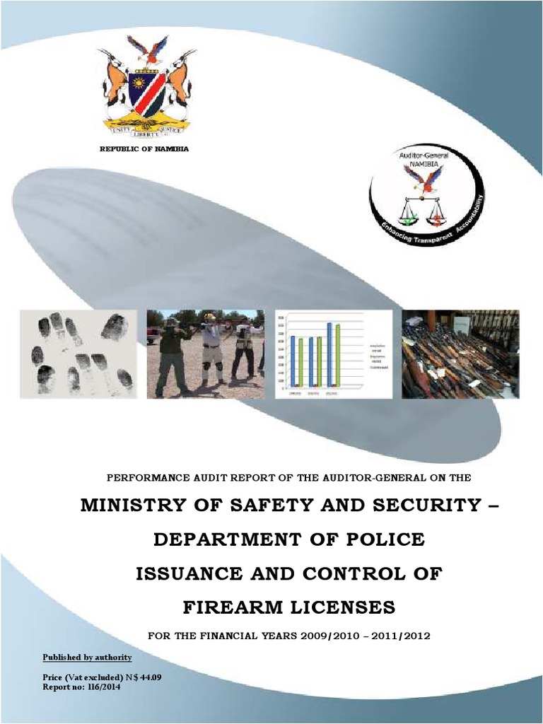 2009 2012 issuance and control of firearm licenses pdf overview