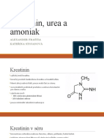 Kreatinin, Urea A Amoniak