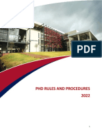 PHD Rules and Procedures 9400