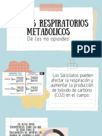 Efectos Respiratorios Metabólicos No Opioides