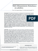 Sindrome de Mal-Alineamiento Rotuliano