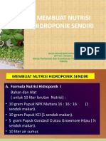 3 Membuat Nutrisi Hidoponik Sendiri