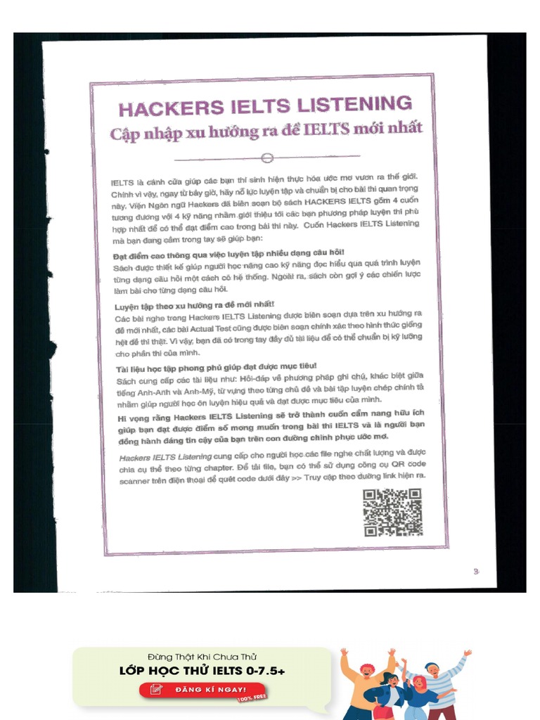 Hackers ielts listening pdf