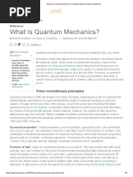 What Is Quantum Mechanics - Quantum Physics Defined, Explained