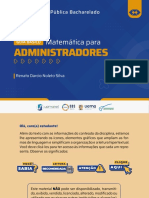 Matemática para Administradores