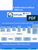 Panduan Klik SATDIK SIPLah Blibli & Panduan Dashboard SPK PPDB Online 2023