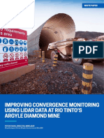 Improving Convergence Monitoring at Rio Tinto Argyle Diamond Mine