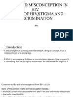 11) - Week 11, 12, 13 Hiv Myths and Misconception, Impact, Stigma and Discrimination